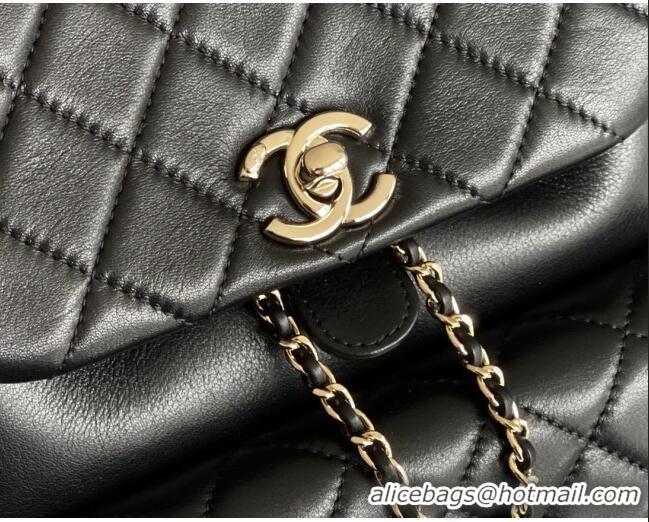 Most Popular Chanel Calfskin Large Backpack AS2908 Black 2024 Original Quality