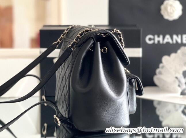 Most Popular Chanel Calfskin Large Backpack AS2908 Black 2024 Original Quality