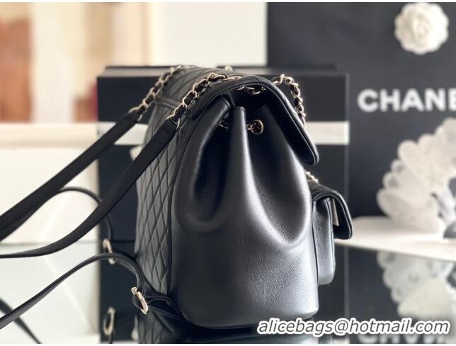 Most Popular Chanel Calfskin Large Backpack AS2908 Black 2024 Original Quality