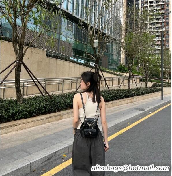 Fashion Show Collections Chanel Calfskin Small Backpack AS2908 Black 2024 Original Quality