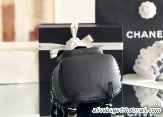 Fashion Show Collections Chanel Calfskin Small Backpack AS2908 Black 2024 Original Quality