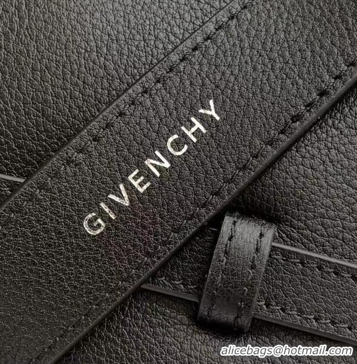 Grade Design Givenchy Medium Voyou Shoulder Bag in Leather 23816 Black 2023