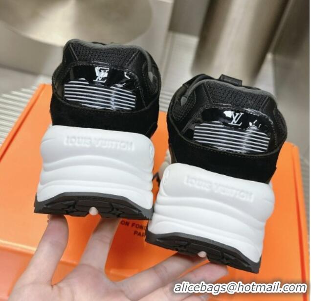 Best Product Louis Vuitton Run 55 Sneakers Black 608001