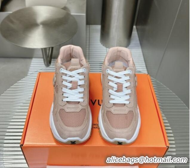 Durable Louis Vuitton Run 55 Sneakers Beige 608004