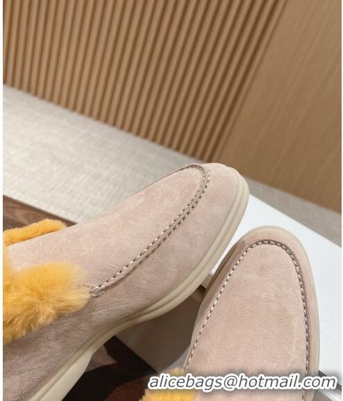 Shop Discount LP Open Walk Chukka Boots with Fur in Suede LP010901 Beige 2024 Top