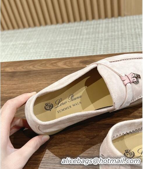 ​Shop Grade LP Summer Charms Walk Loafers in Suede LP010901 Nude Pink 2024 Top