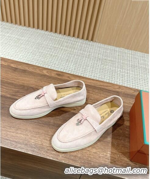 ​Shop Grade LP Summer Charms Walk Loafers in Suede LP010901 Nude Pink 2024 Top