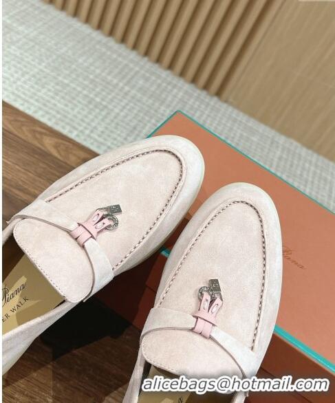 ​Shop Grade LP Summer Charms Walk Loafers in Suede LP010901 Nude Pink 2024 Top