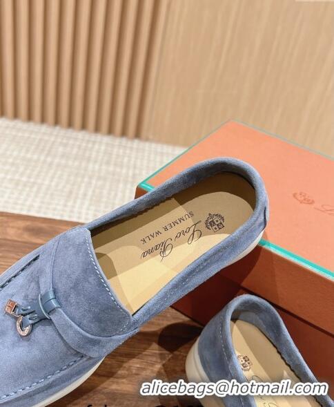 ​Shop Discount LP Summer Charms Walk Loafers in Suede LP010901 Light Blue 2024 Top