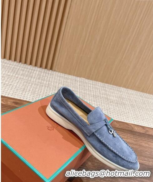 ​Shop Discount LP Summer Charms Walk Loafers in Suede LP010901 Light Blue 2024 Top