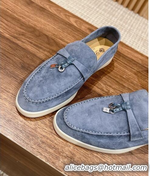 ​Shop Discount LP Summer Charms Walk Loafers in Suede LP010901 Light Blue 2024 Top