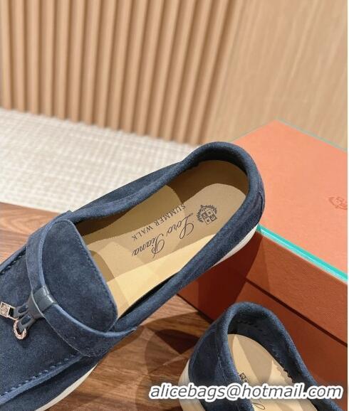 Sophisticated LP Summer Charms Walk Loafers in Suede LP010901 Dark Blue 2024 Top