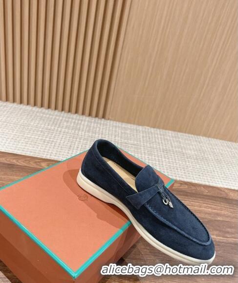 Sophisticated LP Summer Charms Walk Loafers in Suede LP010901 Dark Blue 2024 Top