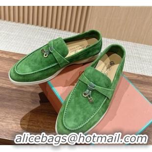 ​Trendy Design LP Summer Charms Walk Loafers in Suede LP010901 Bright Green 2024 Top