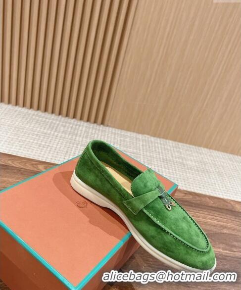 ​Trendy Design LP Summer Charms Walk Loafers in Suede LP010901 Bright Green 2024 Top