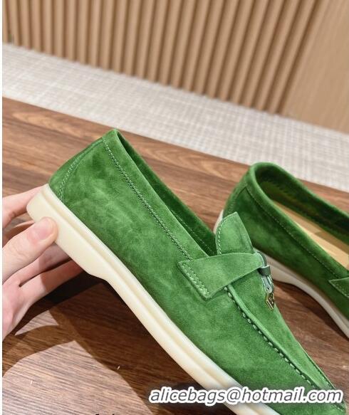 ​Trendy Design LP Summer Charms Walk Loafers in Suede LP010901 Bright Green 2024 Top