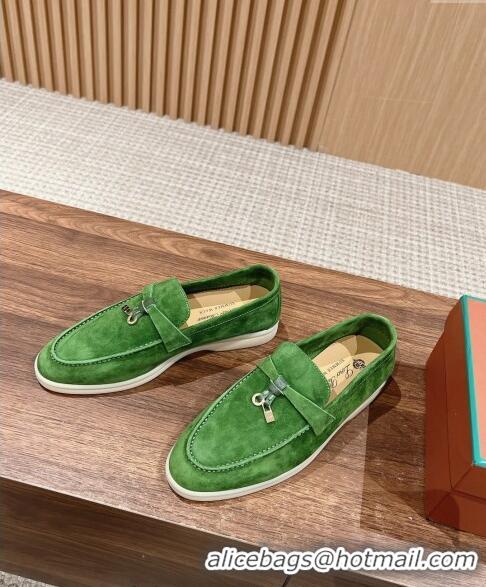 ​Trendy Design LP Summer Charms Walk Loafers in Suede LP010901 Bright Green 2024 Top