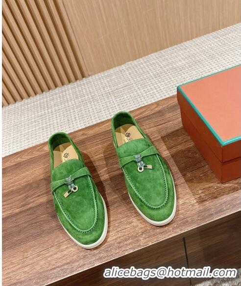 ​Trendy Design LP Summer Charms Walk Loafers in Suede LP010901 Bright Green 2024 Top