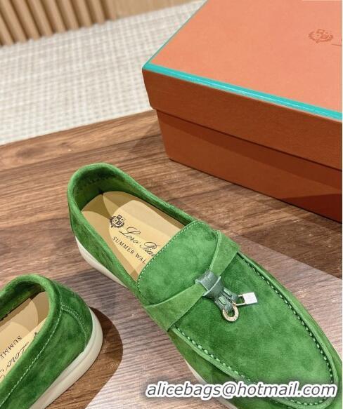 ​Trendy Design LP Summer Charms Walk Loafers in Suede LP010901 Bright Green 2024 Top