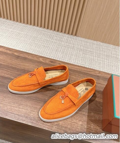 Fashion Discount LP Summer Charms Walk Loafers in Suede LP010901 Orange 2024 Top