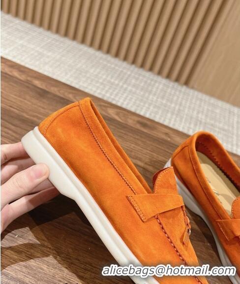 Fashion Discount LP Summer Charms Walk Loafers in Suede LP010901 Orange 2024 Top