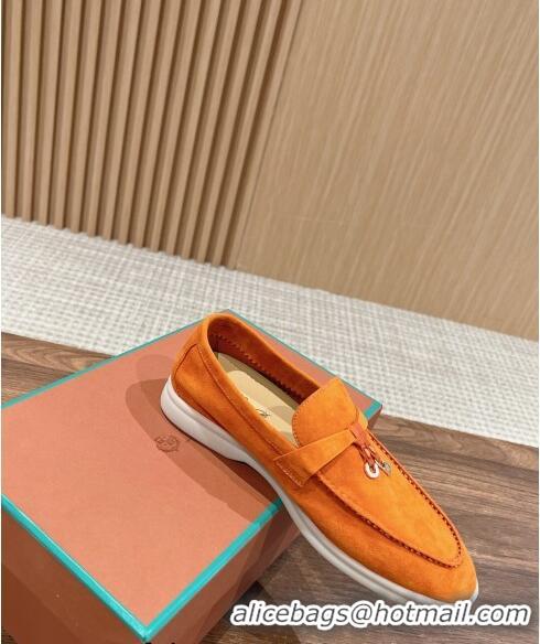 Fashion Discount LP Summer Charms Walk Loafers in Suede LP010901 Orange 2024 Top