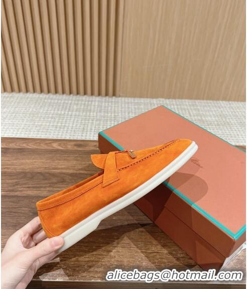 Fashion Discount LP Summer Charms Walk Loafers in Suede LP010901 Orange 2024 Top