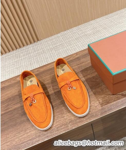 Fashion Discount LP Summer Charms Walk Loafers in Suede LP010901 Orange 2024 Top