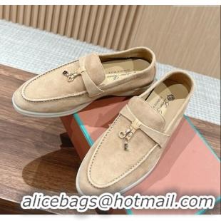 ​Modern Classic LP Summer Charms Walk Loafers in Suede LP010901 Beige 2024 Top