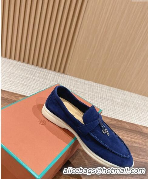 ​New Release Creation LP Summer Charms Walk Loafers in Suede LP010901 Royal Blue 2024 Top