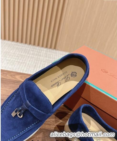 ​New Release Creation LP Summer Charms Walk Loafers in Suede LP010901 Royal Blue 2024 Top