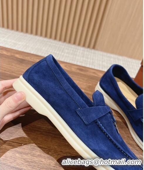 ​New Release Creation LP Summer Charms Walk Loafers in Suede LP010901 Royal Blue 2024 Top