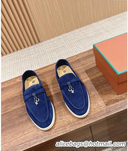 ​New Release Creation LP Summer Charms Walk Loafers in Suede LP010901 Royal Blue 2024 Top