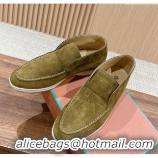 ​Best Product LP Open Walk Chukka Boots in Suede LP010901 Green 2024 Top