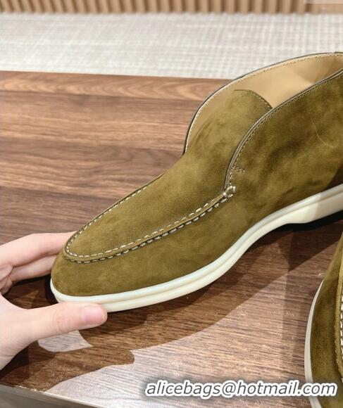 ​Best Product LP Open Walk Chukka Boots in Suede LP010901 Green 2024 Top