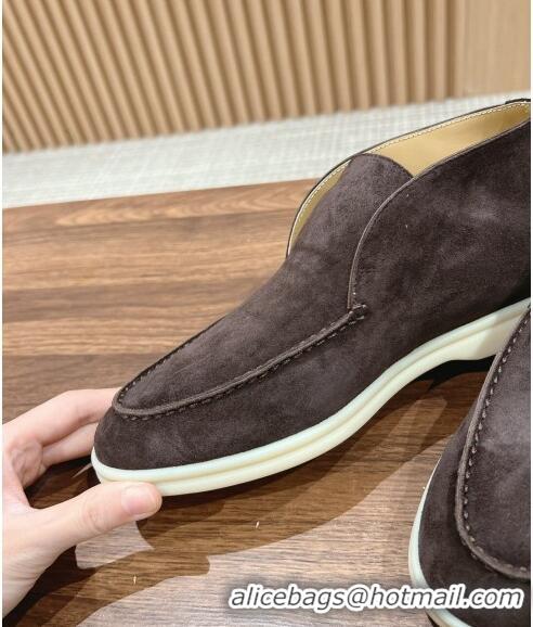 ​Most Popular LP Open Walk Chukka Boots in Suede LP010901 Dark Grey 2024 Top