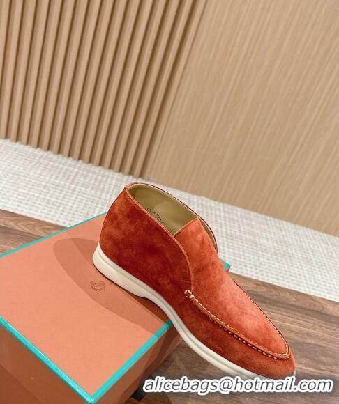 Well Crafted LP Open Walk Chukka Boots in Suede LP010901 Orange 2024 Top