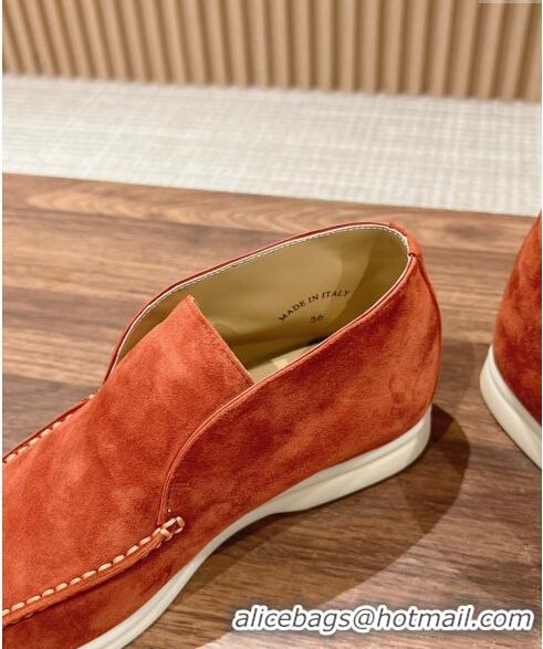 Well Crafted LP Open Walk Chukka Boots in Suede LP010901 Orange 2024 Top