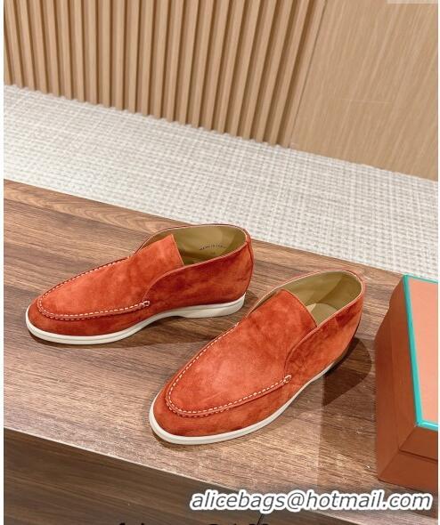 Well Crafted LP Open Walk Chukka Boots in Suede LP010901 Orange 2024 Top