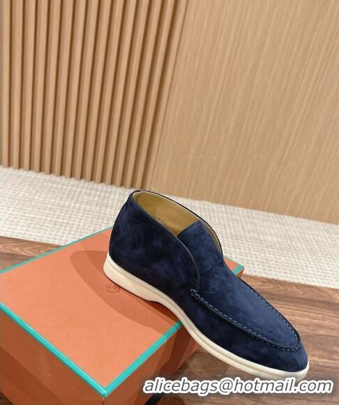 Best Design LP Open Walk Chukka Boots in Suede LP010901 Dark Blue 2024 Top