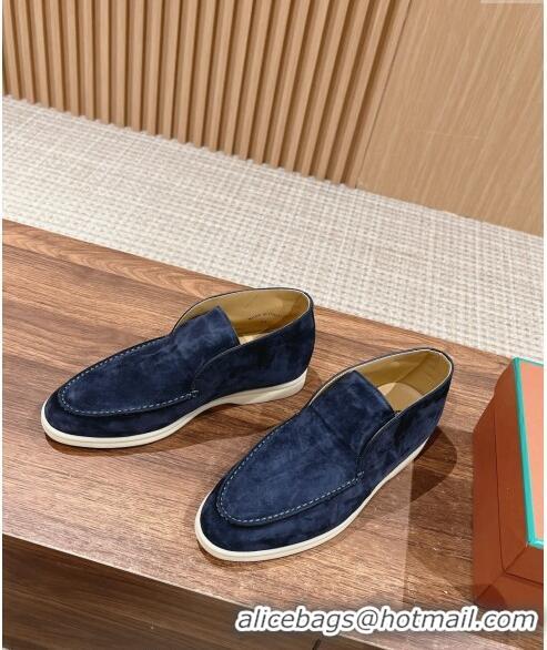 Best Design LP Open Walk Chukka Boots in Suede LP010901 Dark Blue 2024 Top