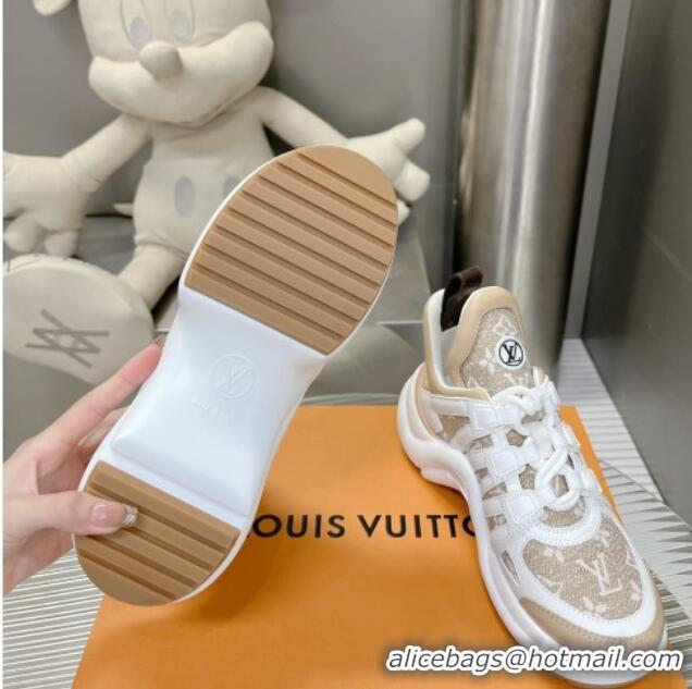 Most Popular Louis Vuitton Archlight Sneakers in Monogram Jacquemus Beige 608020