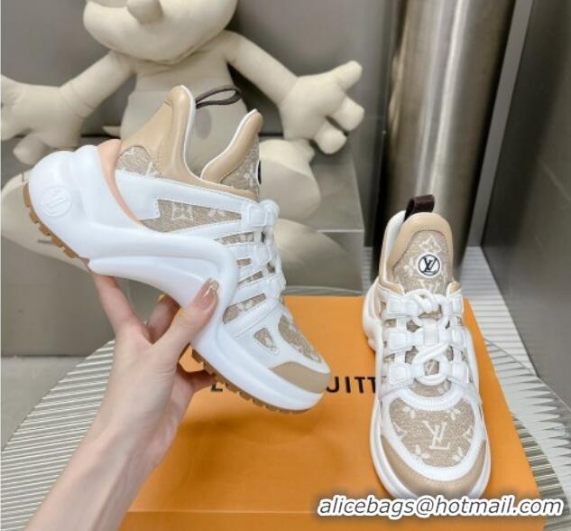 Most Popular Louis Vuitton Archlight Sneakers in Monogram Jacquemus Beige 608020