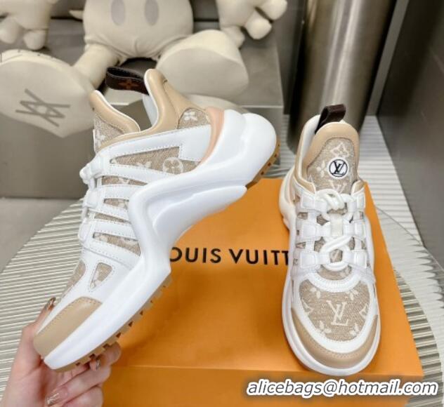 Most Popular Louis Vuitton Archlight Sneakers in Monogram Jacquemus Beige 608020