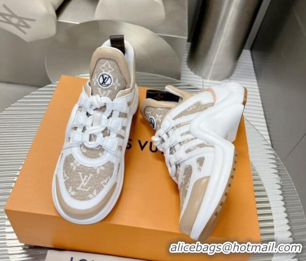 Most Popular Louis Vuitton Archlight Sneakers in Monogram Jacquemus Beige 608020