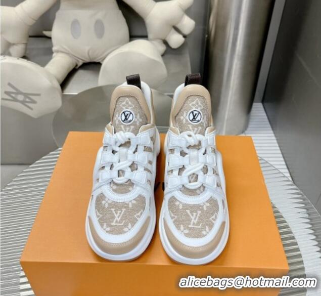 Most Popular Louis Vuitton Archlight Sneakers in Monogram Jacquemus Beige 608020