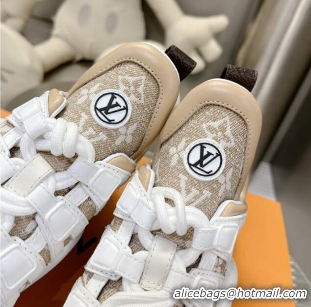 Most Popular Louis Vuitton Archlight Sneakers in Monogram Jacquemus Beige 608020