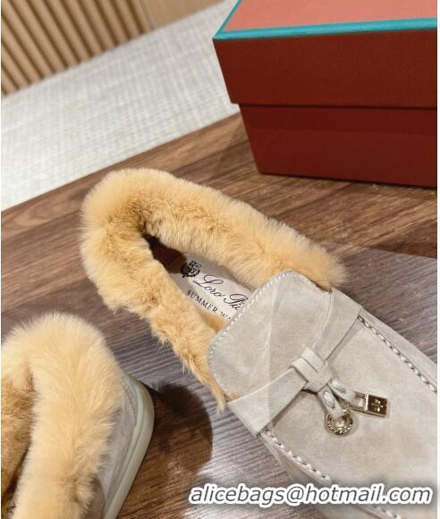 Shop Discount LP Summer Charms Walk Loafers with Fur 0129 Beige/Yellow 2024