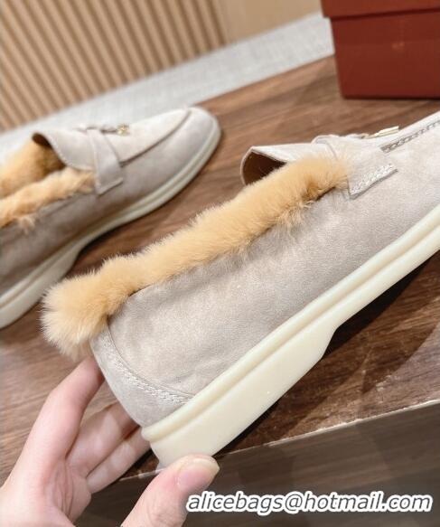 Shop Discount LP Summer Charms Walk Loafers with Fur 0129 Beige/Yellow 2024