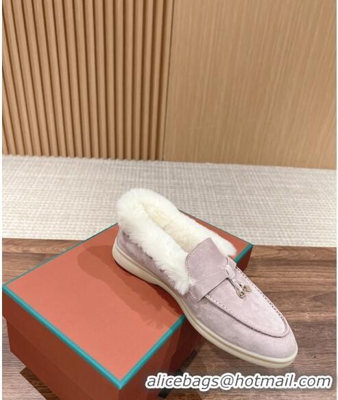 ​Promotional LP Summer Charms Walk Loafers with Fur 0129 Purple/White 2024